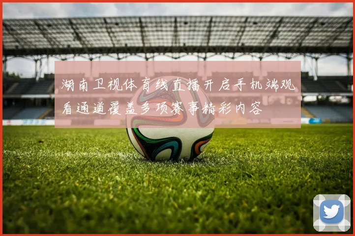 湖南卫视体育线直播开启手机端观看通道覆盖多项赛事精彩内容
